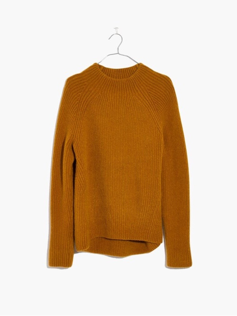 Madewell Northfield Mockneck Sweater in golden harvest XXS